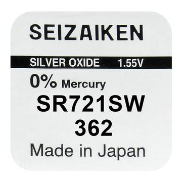 Batería de óxido de plata Seizaiken 362 SR721SW - 1.55V