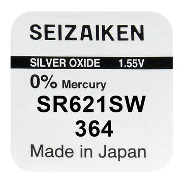 Batería de óxido de plata Seizaiken 364 SR621SW - 1.55V