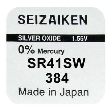 Batería de óxido de plata Seizaiken 384 SR41SW - 1.55V