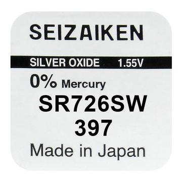 Batería de óxido de plata Seizaiken 397 SR726SW - 1.55V