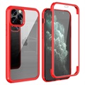 Carcasa Híbrida Shine&Protect 360 para iPhone 11 Pro - Rojo / Claro