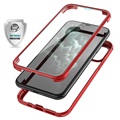 Carcasa Híbrida Shine&Protect 360 para iPhone 11 Pro - Rojo / Claro