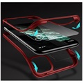 Carcasa Híbrida Shine&Protect 360 para iPhone 11 Pro - Rojo / Claro