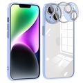 Funda Híbrida con Absorción de Impactos para iPhone 14 con Protección para Cámara - Azul Bebé