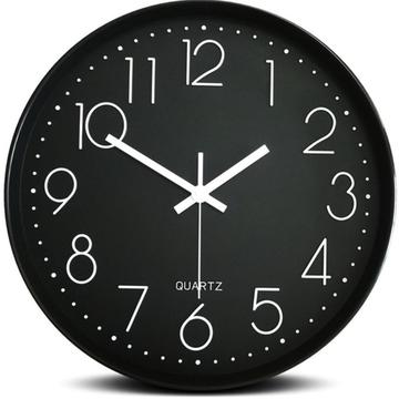 Reloj de Pared Silencioso con Números - 30cm