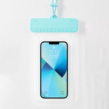 Funda estanca con mecanismo deslizante para smartphone - 7.2" - Azul