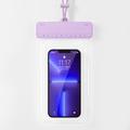 Funda estanca con mecanismo deslizante para smartphone - 7.2" - Violeta