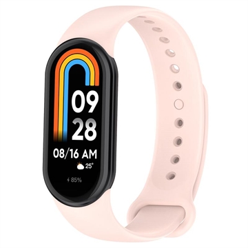 Correa de Silicona Suave para Xiaomi Smart Band 8 - Rosa