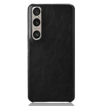 Funda de Plástico Revestido para Sony Xperia 1 VI - Negro