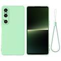 Funda de Silicona Líquida para Sony Xperia 1 VI - Verde