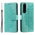 Funda Mandala Series para Sony Xperia 1 VI - Estilo Cartera - Verde