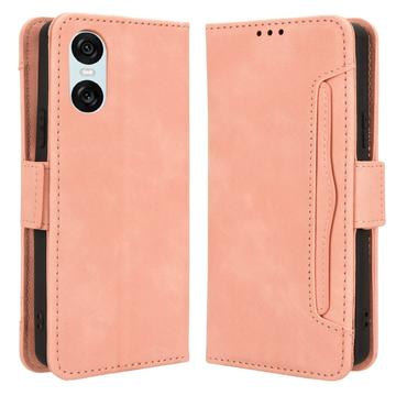 Funda Estilo Cartera Cardholder Serie para Sony Xperia 10 VI - Rosa