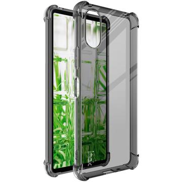 Carcasa de TPU Imak Drop-Proof para Sony Xperia 10 VI - Negro Transparente