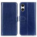 Funda de cartera con cierre magnético para Sony Xperia 10 VI - Azul Oscuro