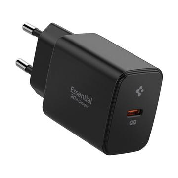 Cargador Spigen EE201EU Essential 20W - USB-C - Negro