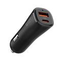 Spigen EV482 ArcStation Essential Cargador de Coche 48W - USB-C, USB-A - Negro