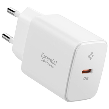 Spigen EE301EU Cargador ArcStation Essential 20W - USB-C - Blanco