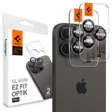 Spigen Glas.tR Ez Fit Optik Pro Protector para Lente de Cámara iPhone 16 Pro/16 Pro Max