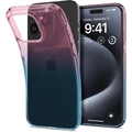 Carcasa en TPU Spigen Liquid Crystal para iPhone 15 Pro - Rosa