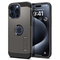 Carcasa Spigen Tough Armor Mag para iPhone 15 Pro - Plomizo