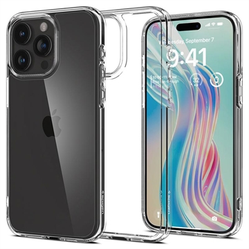 Carcasa Spigen Ultra Hybrid para iPhone 15 Pro - Cristal Transparente