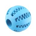 Pelota masticable chirriante para perros con dispensador de comida - S