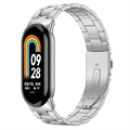 Corea de Acero Inoxidable para Xiaomi Smart Band 8 - Plateado