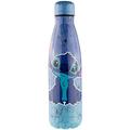 Stitch Botella de Agua de Acero Inoxidable / Botella Térmica - 500ml - Azul