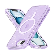 Funda Híbrida Stylish Glitter Series para iPhone 16e - Compatible con MagSafe