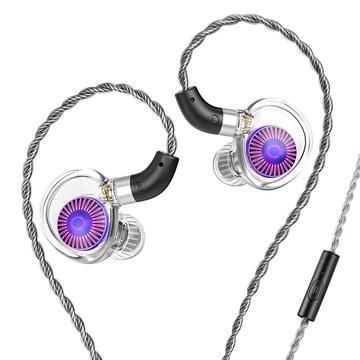 TRN Medusa Auriculares intrauditivos desmontables HiFi - Diseño de triple cámara para audiófilos