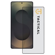 Protector de pantalla de cristal templado Tactical Glass Shield 5D para Samsung Galaxy S25 Ultra - Borde negro