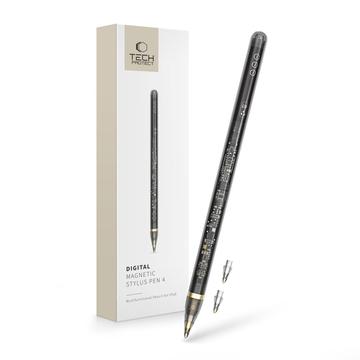 Tech-Protect Digital Magnetic Stylus Pen 4 para iPad - Transparente / Negro