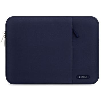 Tech-Protect Sleevy Funda para portátil con bolsillo lateral - 13-14" - Azul marino