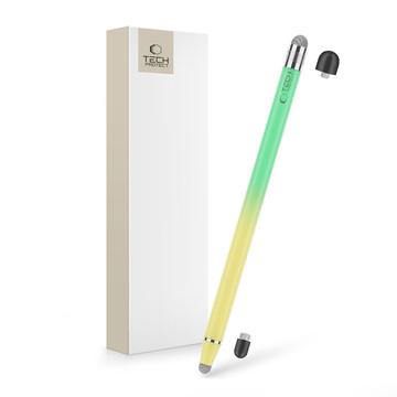 Tech-Protect USP100 Touch Stylus Pen - Preciso y sensible - Amarillo / Verde