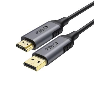 Cable Tech-Protect UltraBoost DisplayPort 1.4 a HDMI 2.0 - 4K/60Hz, 2m, PVC duradero, compatibilidad universal