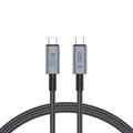 Tech-Protect UltraBoost Max USB 4.0 Type-C Cable - PD240W, 1m, 8K 40Gbps - Gris