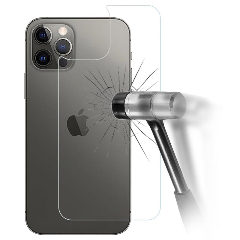 Para iPhone 12 Pro Max Skin Funda de teléfono de vidrio templado