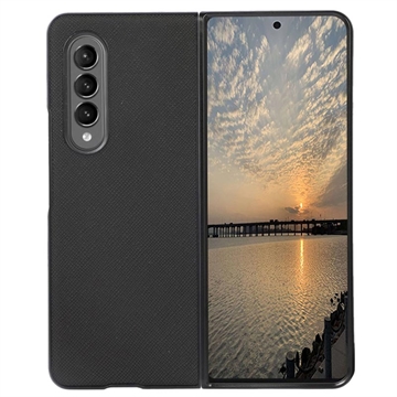 Carcasa Híbrida con Textura para Samsung Galaxy Z Fold4 - Negro