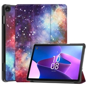 Funda Inteligente de Tres Pliegues para Lenovo Tab M10 Gen 3 - Galaxia