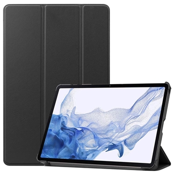 Funda Inteligente de Tres Pliegues para Samsung Galaxy Tab S9 - Negro