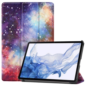 Funda Inteligente de Tres Pliegues para Samsung Galaxy Tab S9 - Galaxia