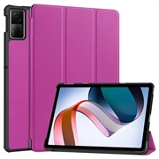 Funda Inteligente de Tres Pliegues para Xiaomi Redmi Pad SE - Púrpura