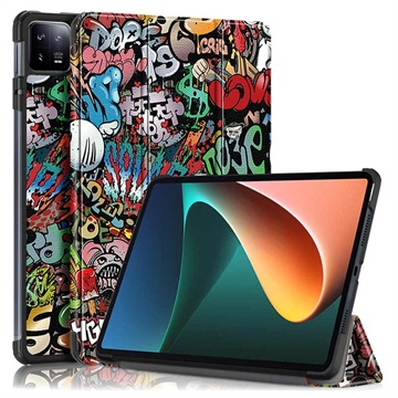 Funda Tri-Fold Inteligente para Xiaomi Pad 6/Pad 6 Pro - Grafito