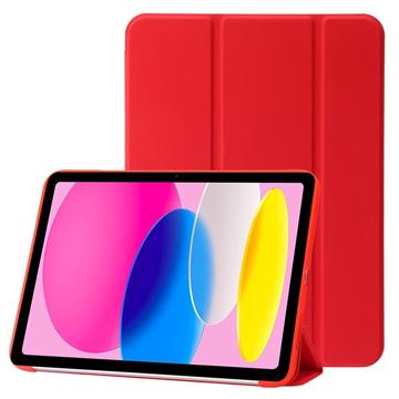 Funda Inteligente de Tres Pliegues para iPad (2022) - Rojo