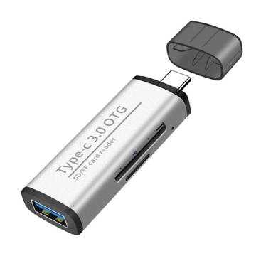 Adaptador USB-C a USB y SD / Lector de tarjetas