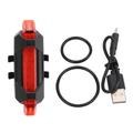 Luz LED roja recargable por USB para scooter y bicicleta eléctricos