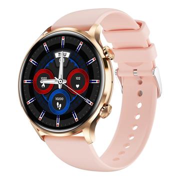 Smartwatch deportivo unisex MX40 - 1.39" - Rosa / Oro