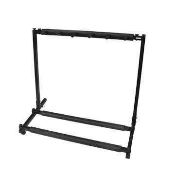 Soporte universal para 5 guitarras - Negro