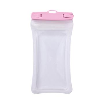 Funda universal de TPU impermeable IPX8 con protección Airbag - Rosa