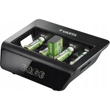 Varta LCD Charger+ Cargador de pilas universal - AA/AAA/C/D/9V